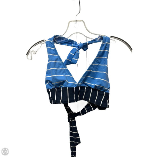 Swimsuit Top By Clothes Mentor In Blue, Size: L