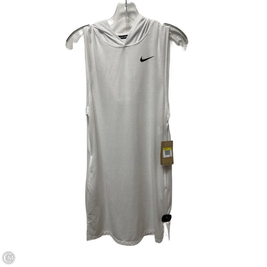 Athletic Dress By Nike In White, Size: S