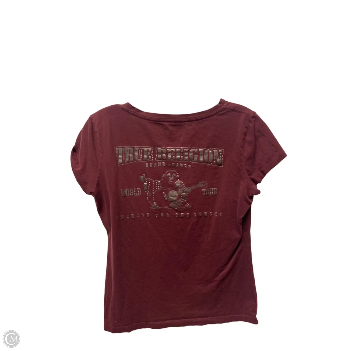 Top Short Sleeve By True Religion In Red, Size: M