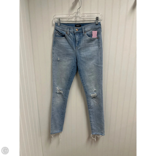 Jeans Skinny By Express In Blue, Size: 2