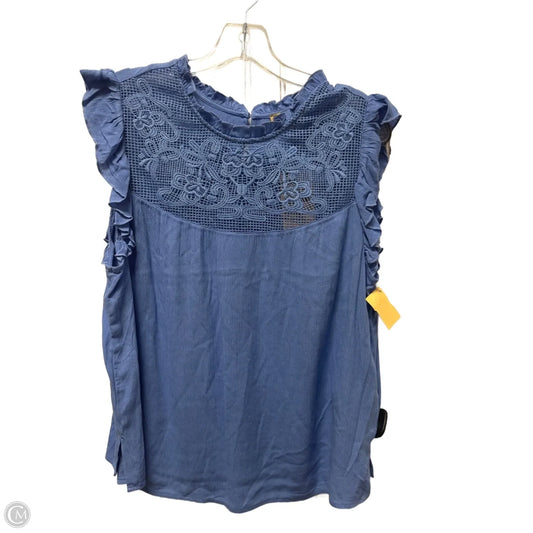 Top Sleeveless By Democracy In Blue, Size: L