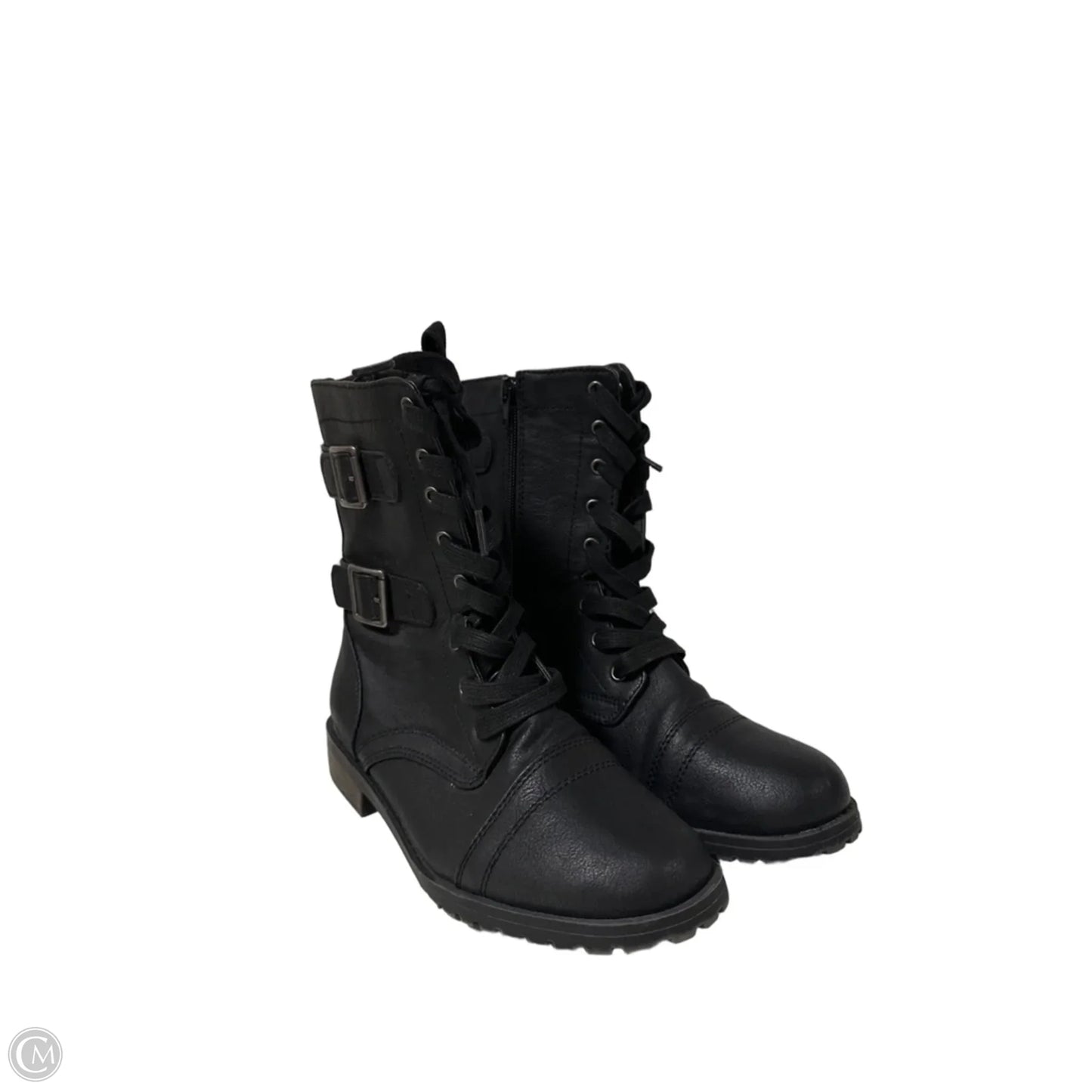 Boots Combat By Clothes Mentor In Black, Size: 7