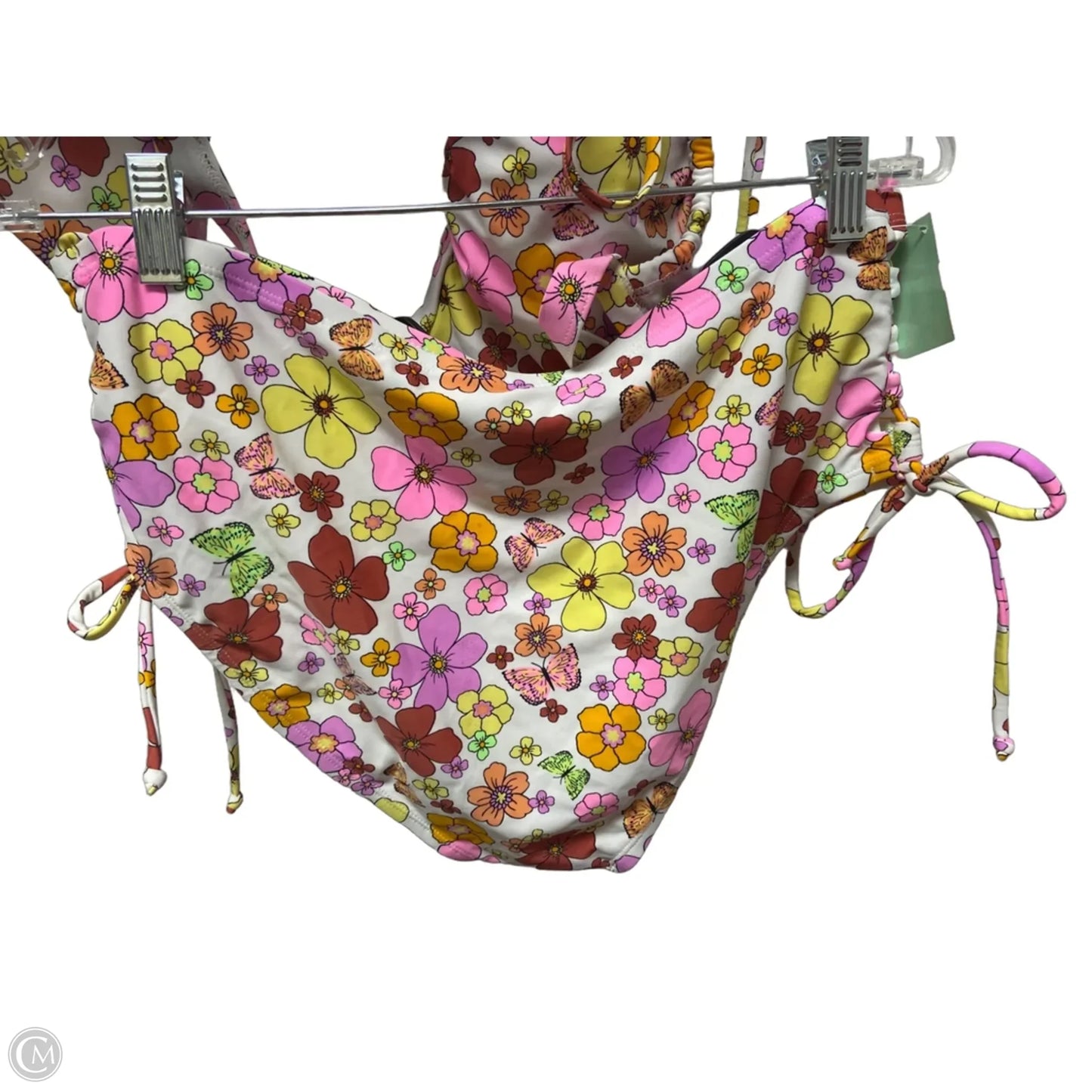 Swimsuit 2pc By Clothes Mentor In Floral Print, Size: L