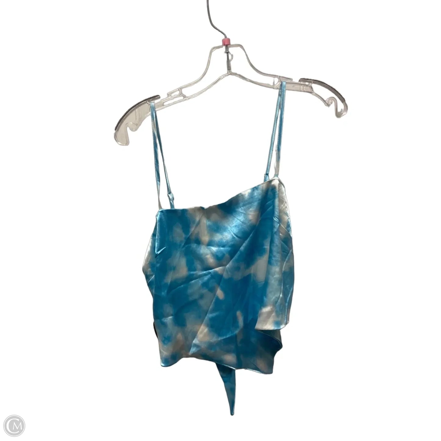 Top Sleeveless By J For Justify In Blue & White, Size: L