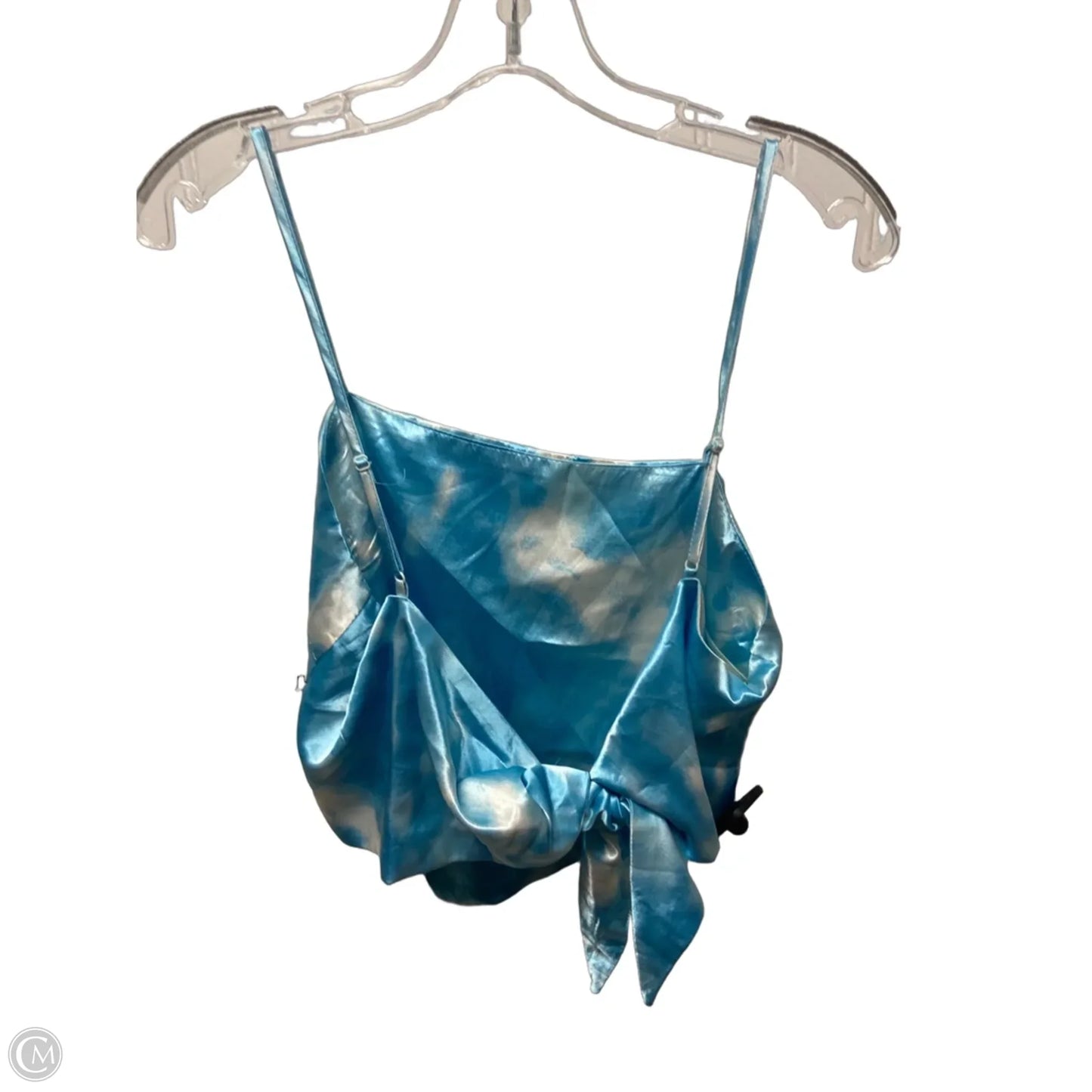 Top Sleeveless By J For Justify In Blue & White, Size: L