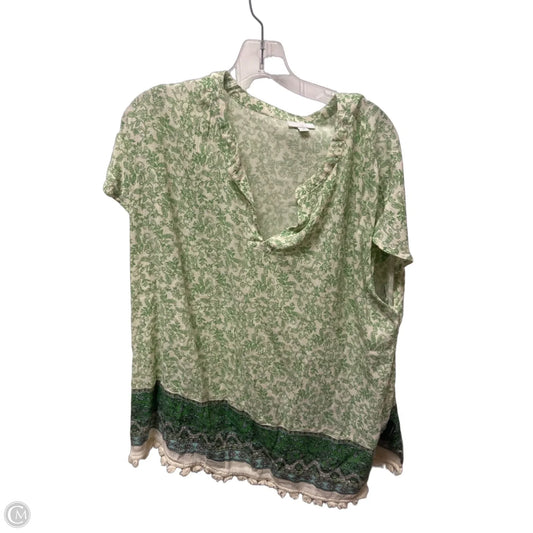 Top Sleeveless By J. Jill In Green, Size: Xl