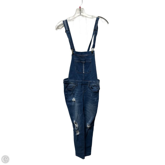 Overalls By Wax Jean In Blue Denim, Size: S