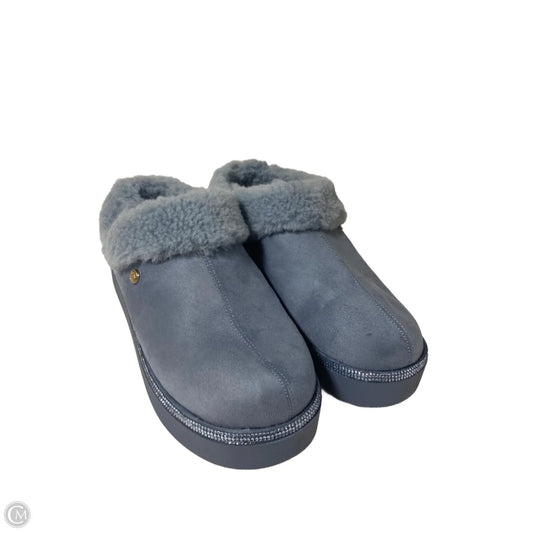 Shoes Flats By Clothes Mentor In Blue, Size: 8
