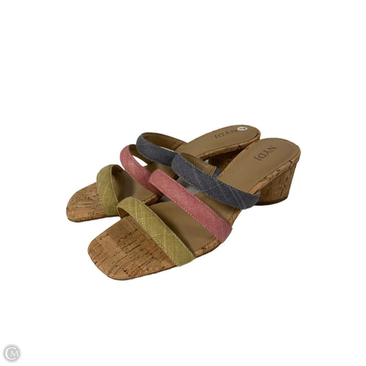 Shoes Heels Block By Clothes Mentor In Tan, Size: 7