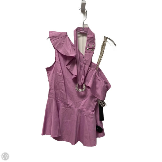 Top Sleeveless By Venus In Purple, Size: M