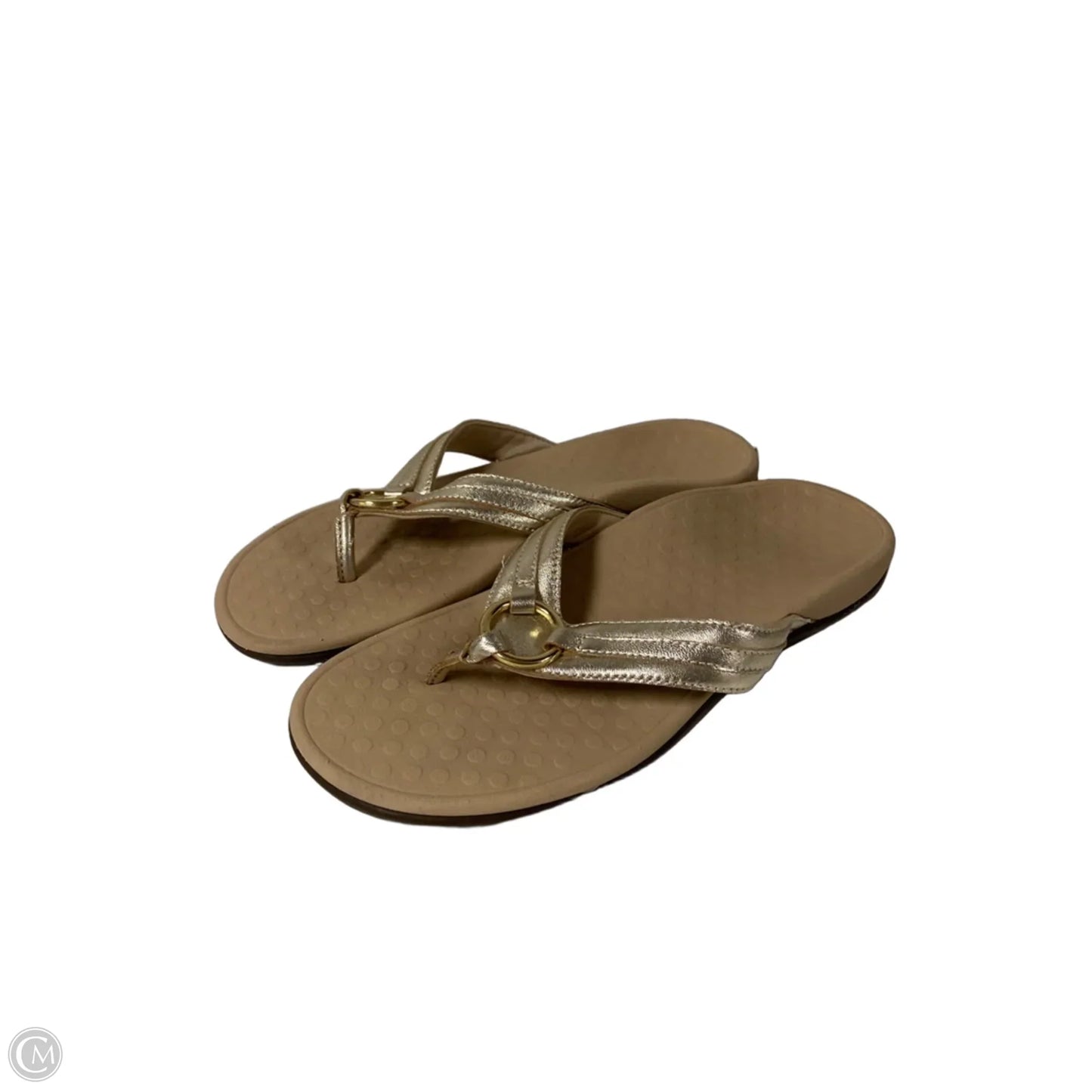 Sandals Flats By Vionic In Tan, Size: 9