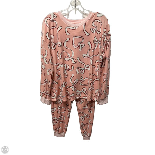 Pajamas Designer By Kate Spade In Pink, Size: M