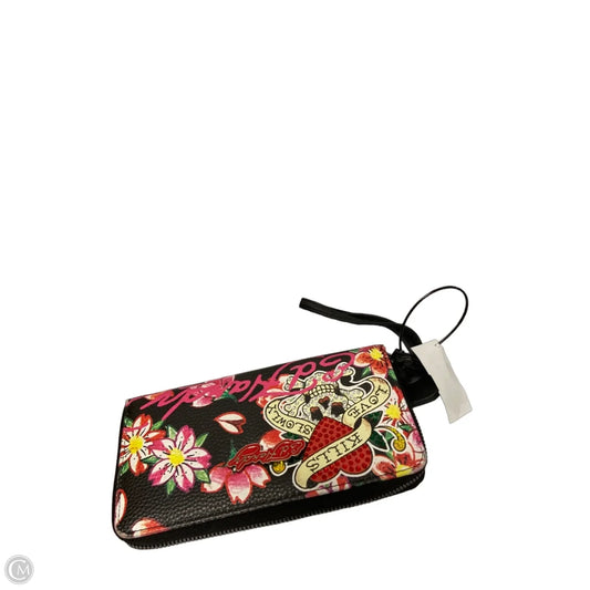 Wristlet Leather By Ed Hardy, Size: Medium