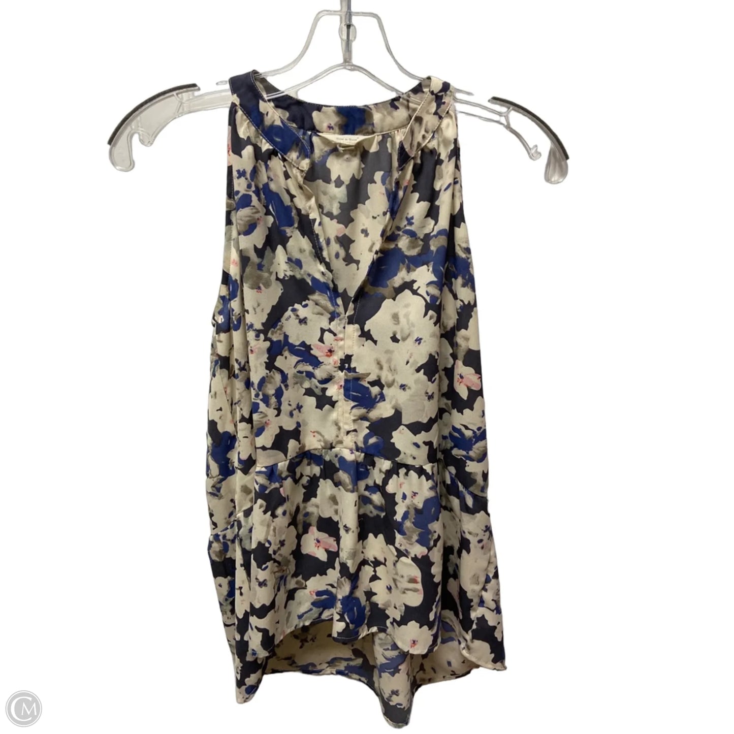 Top Sleeveless By Sim & Sam In Floral Print, Size: S