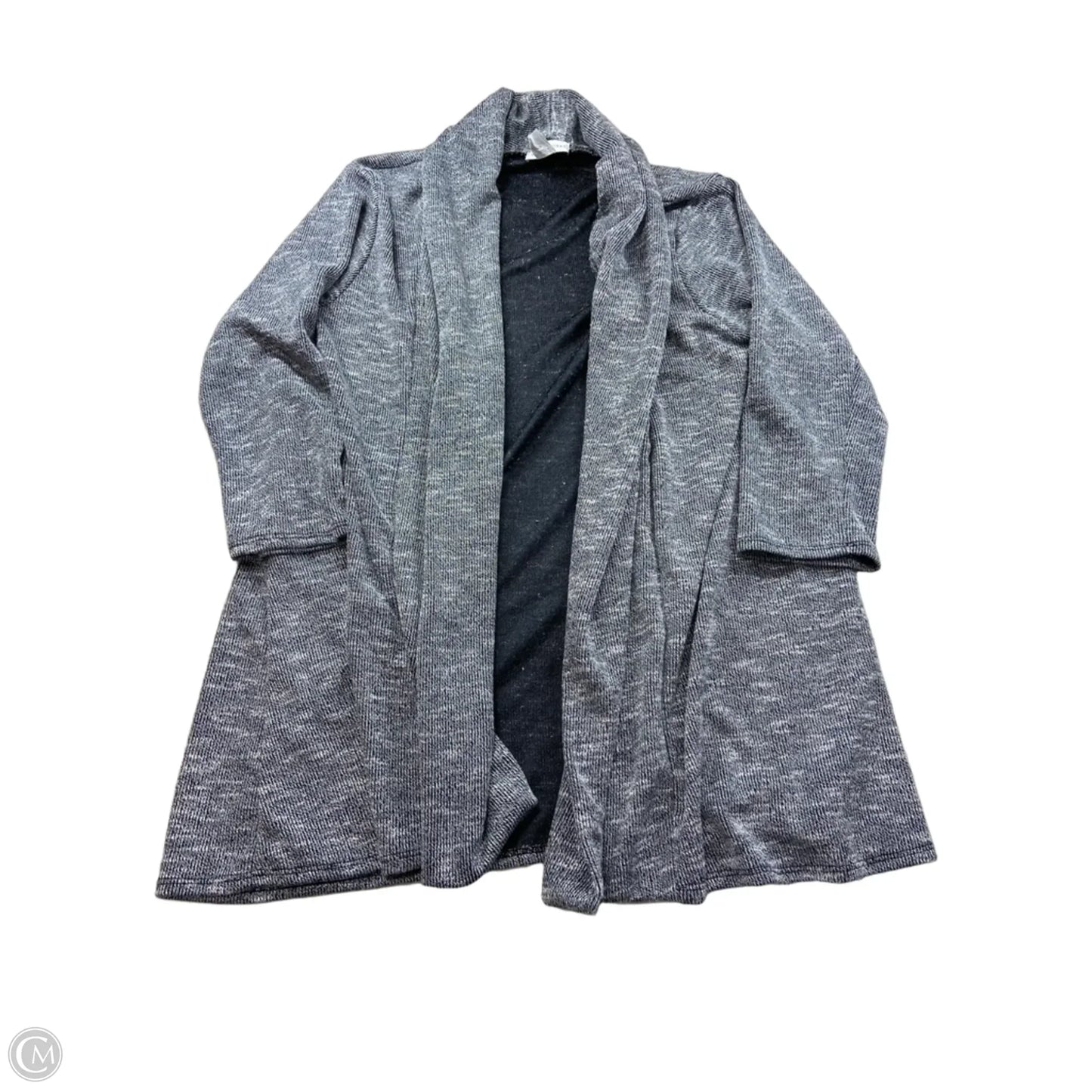 Shawl By Clothes Mentor In Grey, Size: 3x