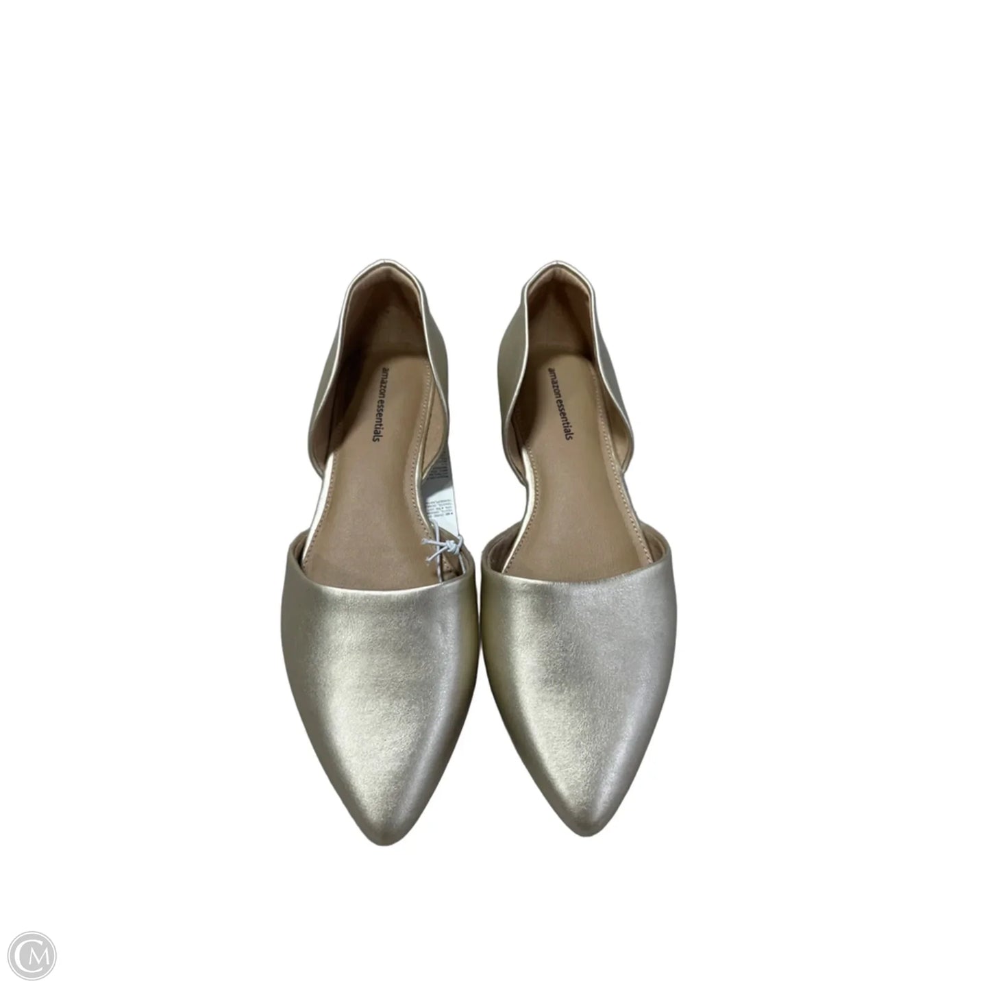 Shoes Flats By Amazon Essentials In Gold, Size: 8