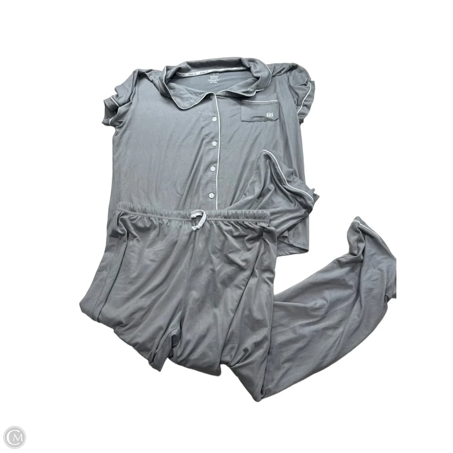 Pajamas 2pc By Born In Grey, Size: 12