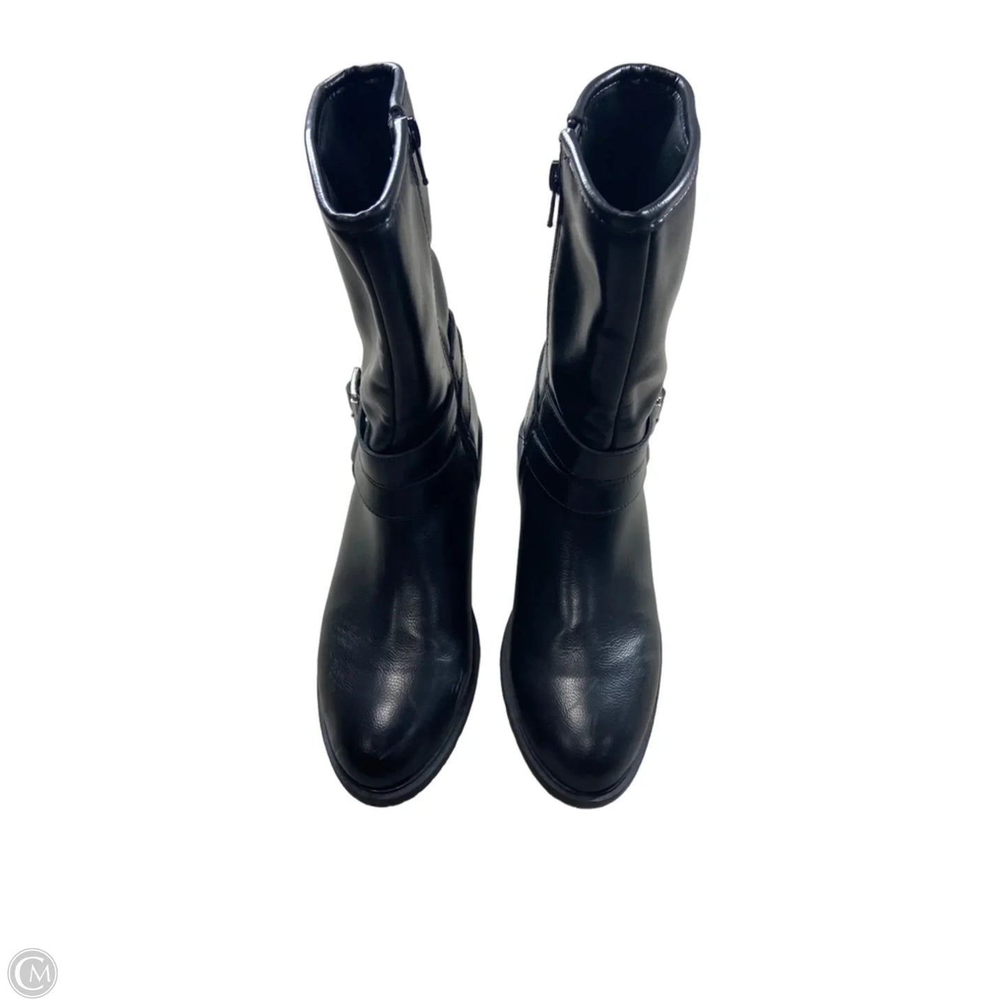 Boots Ankle Flats By Style And Company In Black, Size: 8