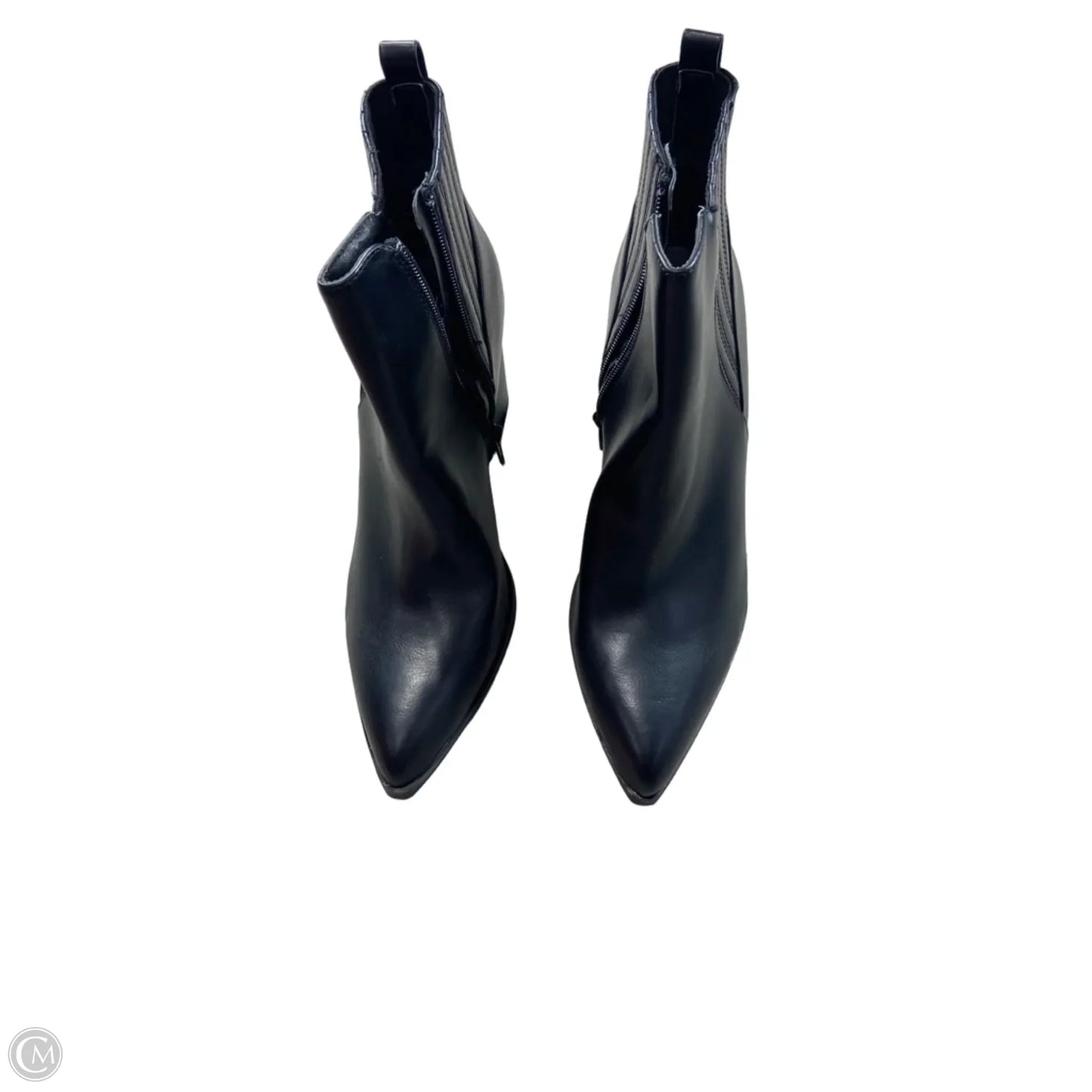 Boots Ankle Heels By Esprit In Black, Size: 10