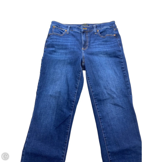Jeans Skinny By Talbots In Blue Denim, Size: 10