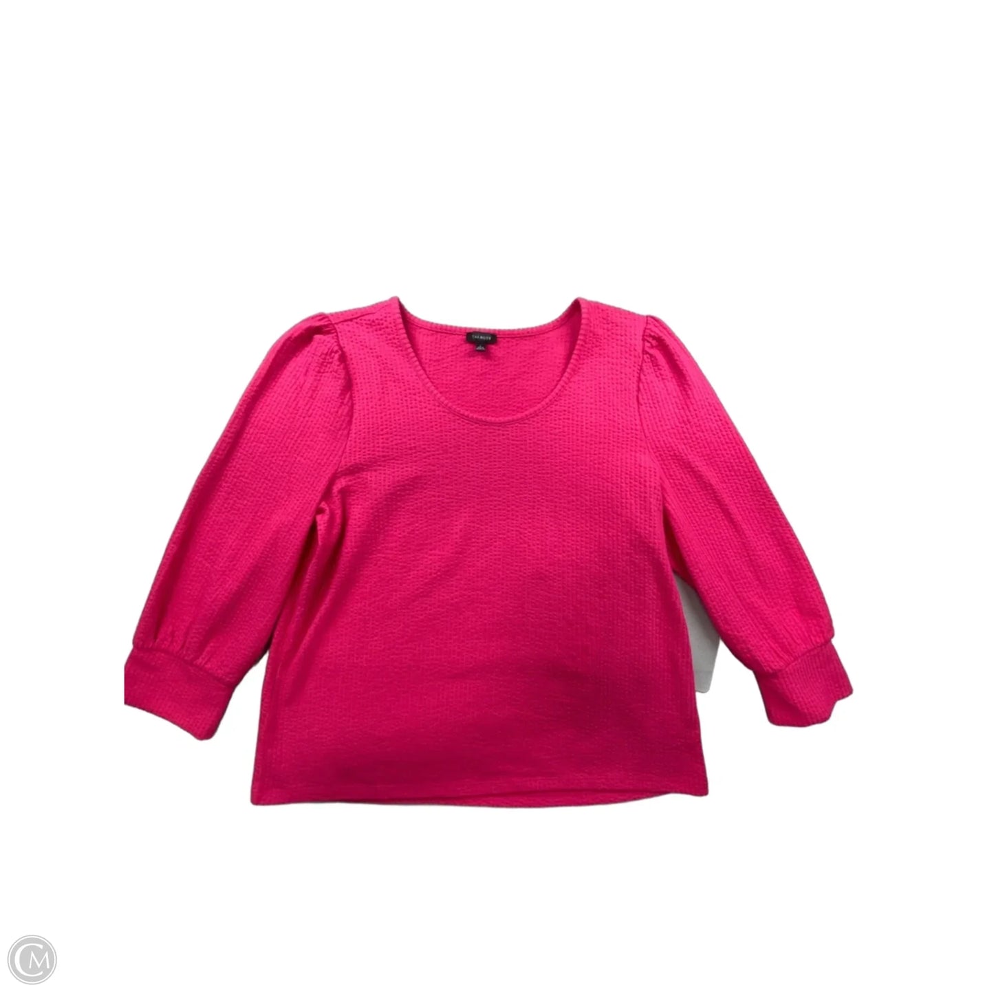 Top Long Sleeve By Talbots In Pink, Size: L