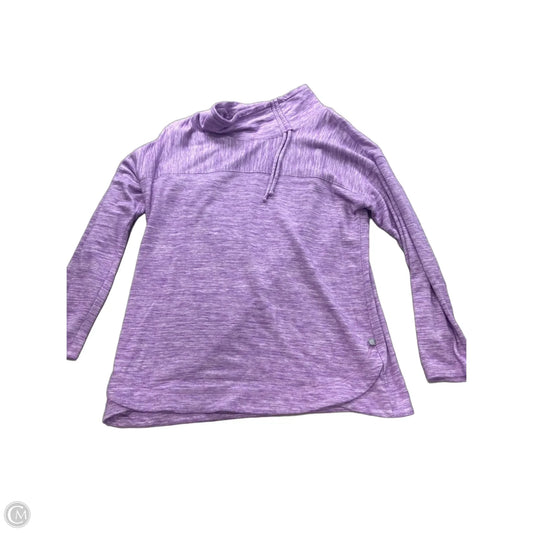Sweatshirt Collar By Talbots In Purple, Size: L