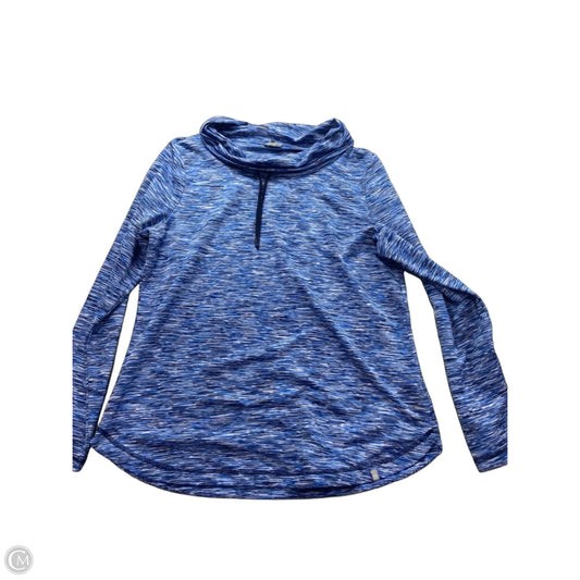 Sweatshirt Collar By Talbots In Blue, Size: L