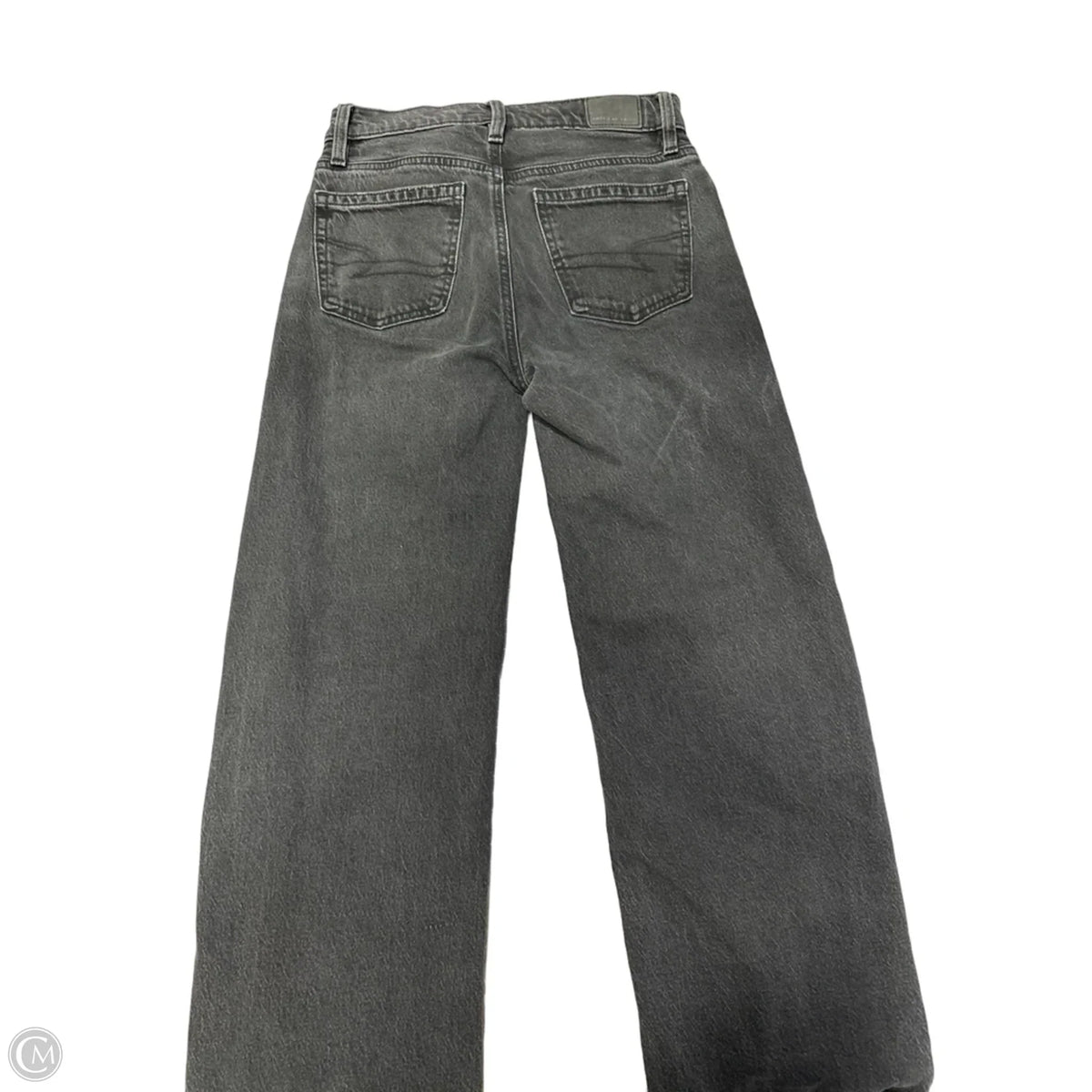 Jeans Straight By American Eagle In Black, Size: 0
