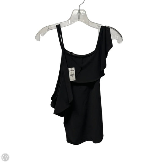 Top Short Sleeve By Express In Black, Size: Xs