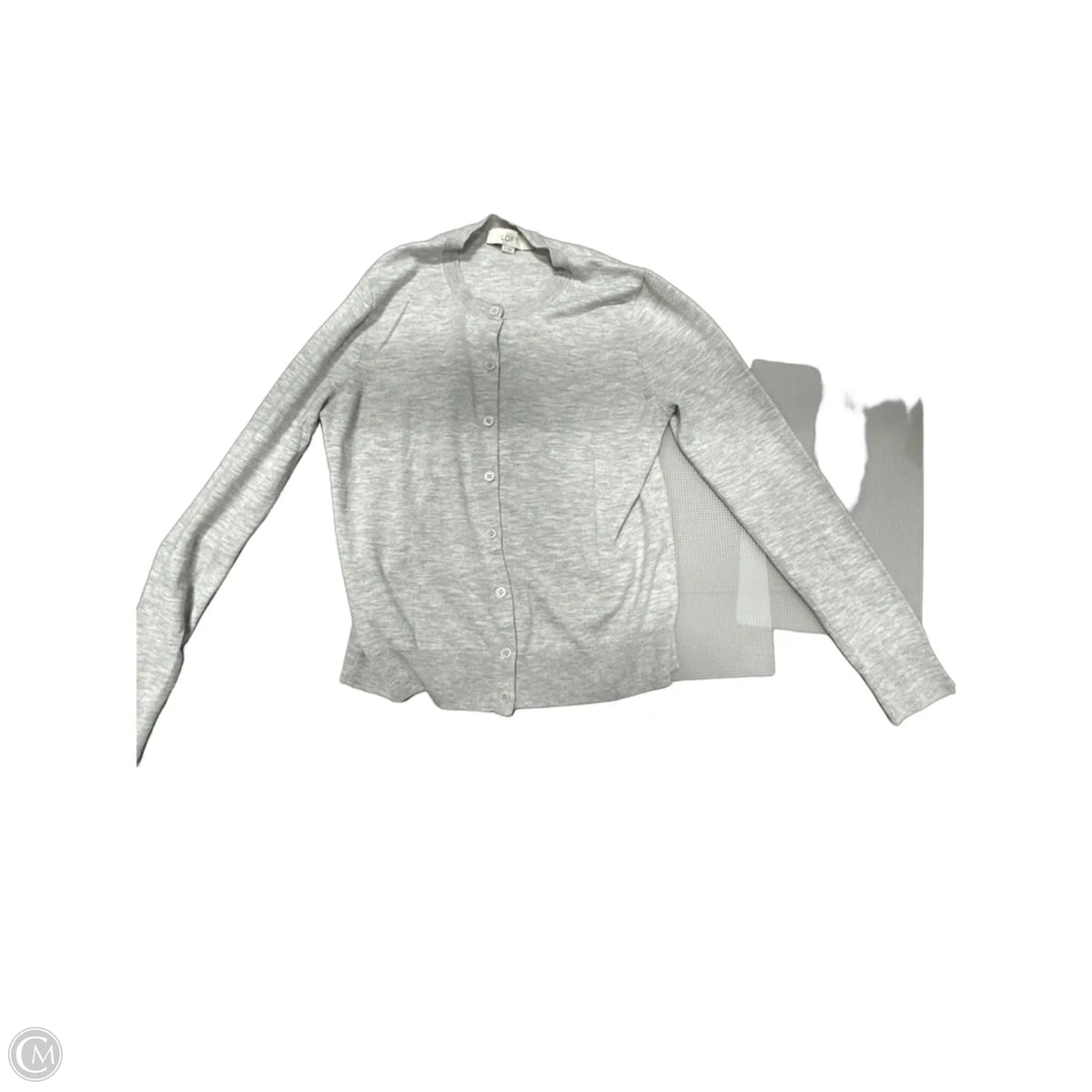 Sweater By Loft In Grey, Size: S