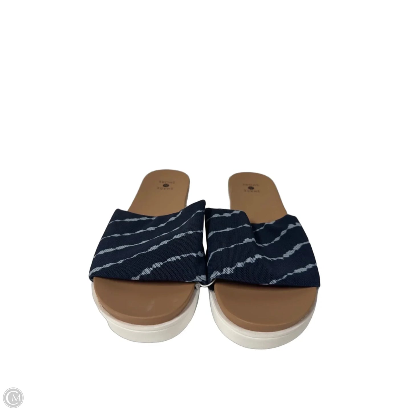 Sandals Flats By Shade & Shore In Blue, Size: 7