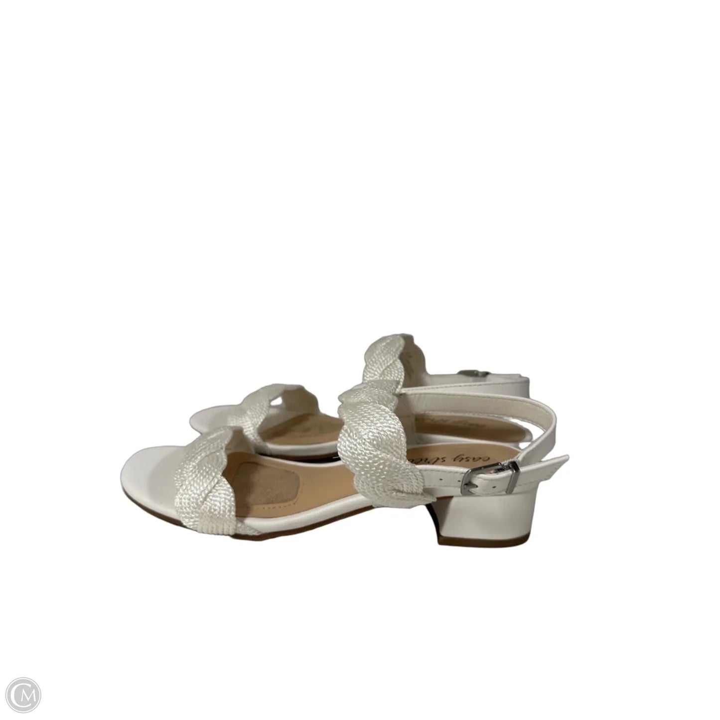 Sandals Heels Platform By Spring Step In White, Size: 6.5