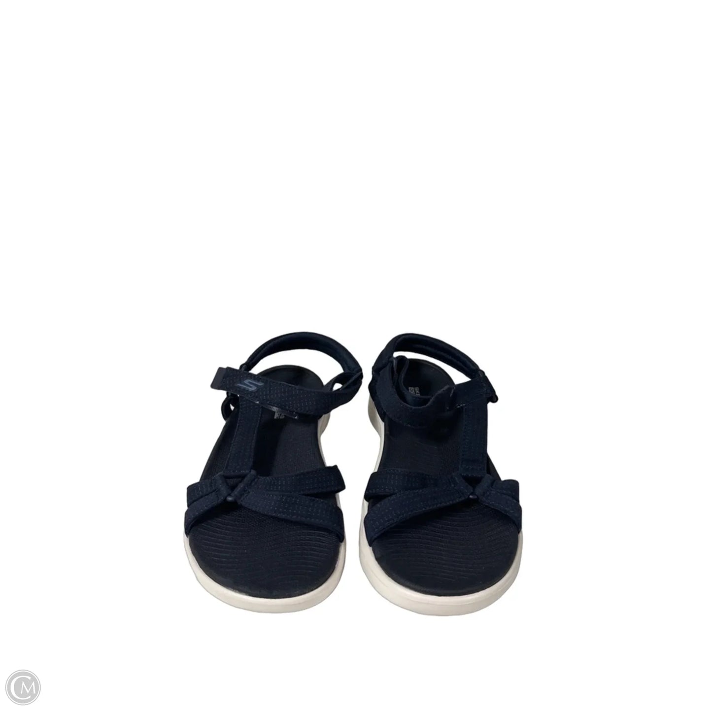 Sandals Flats By Skechers In Navy, Size: 6