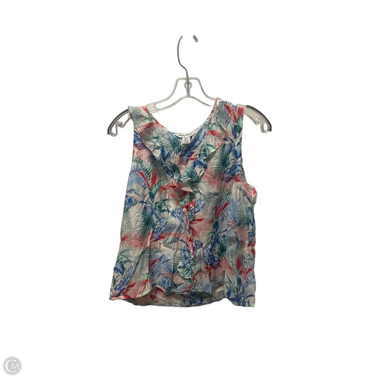 Top Sleeveless By Tommy Bahama In Floral Print, Size: S