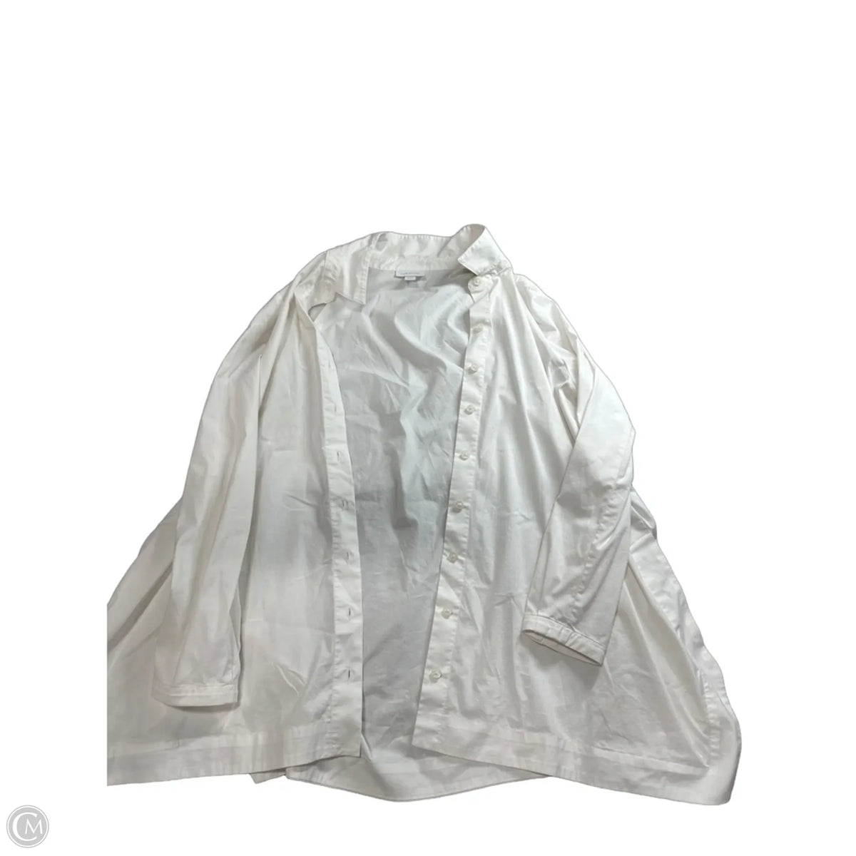 Top Long Sleeve By J. Jill In White, Size: M