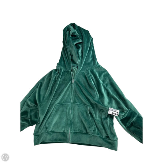 Sweatshirt Hoodie By Victorias Secret In Green, Size: M