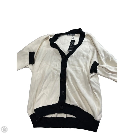 Cardigan By Boohoo Boutique In Cream, Size: M