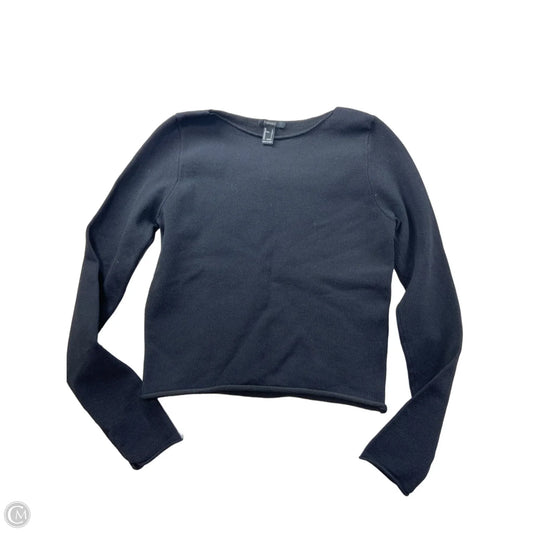 Top Long Sleeve By Forever 21 In Black, Size: L