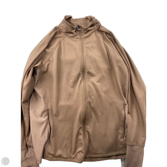 Athletic Jacket By Freely In Brown, Size: Xl