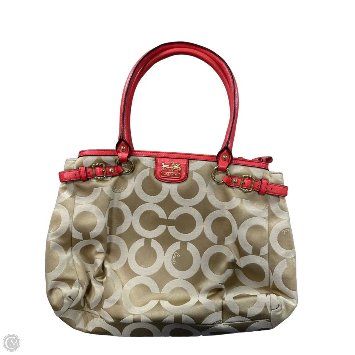 Handbag Designer By Coach, Size: Medium