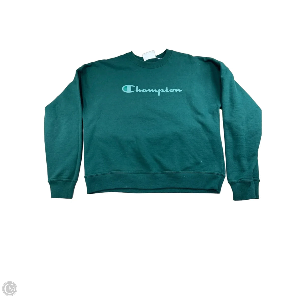 Sweater By Champion In Green, Size: M