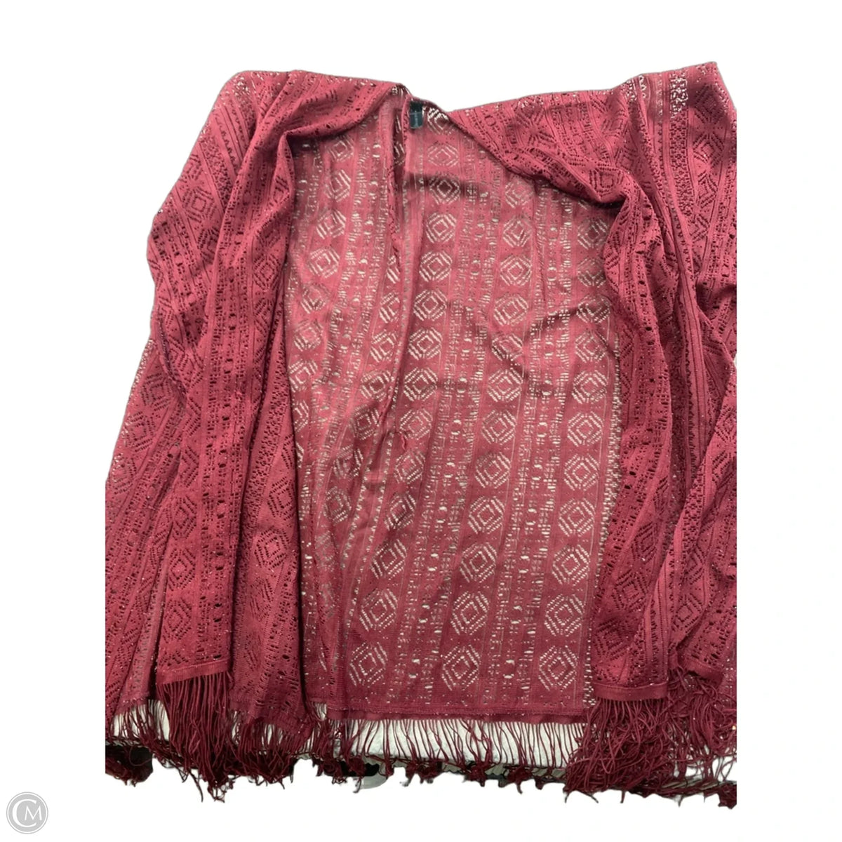Shawl By Lane Bryant In Maroon