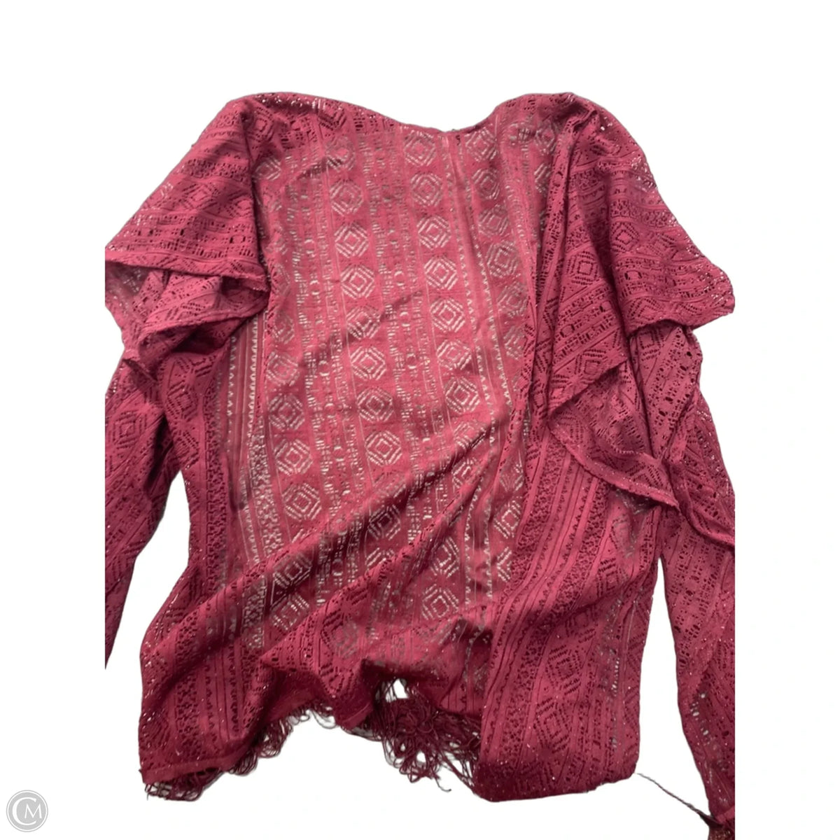 Shawl By Lane Bryant In Maroon