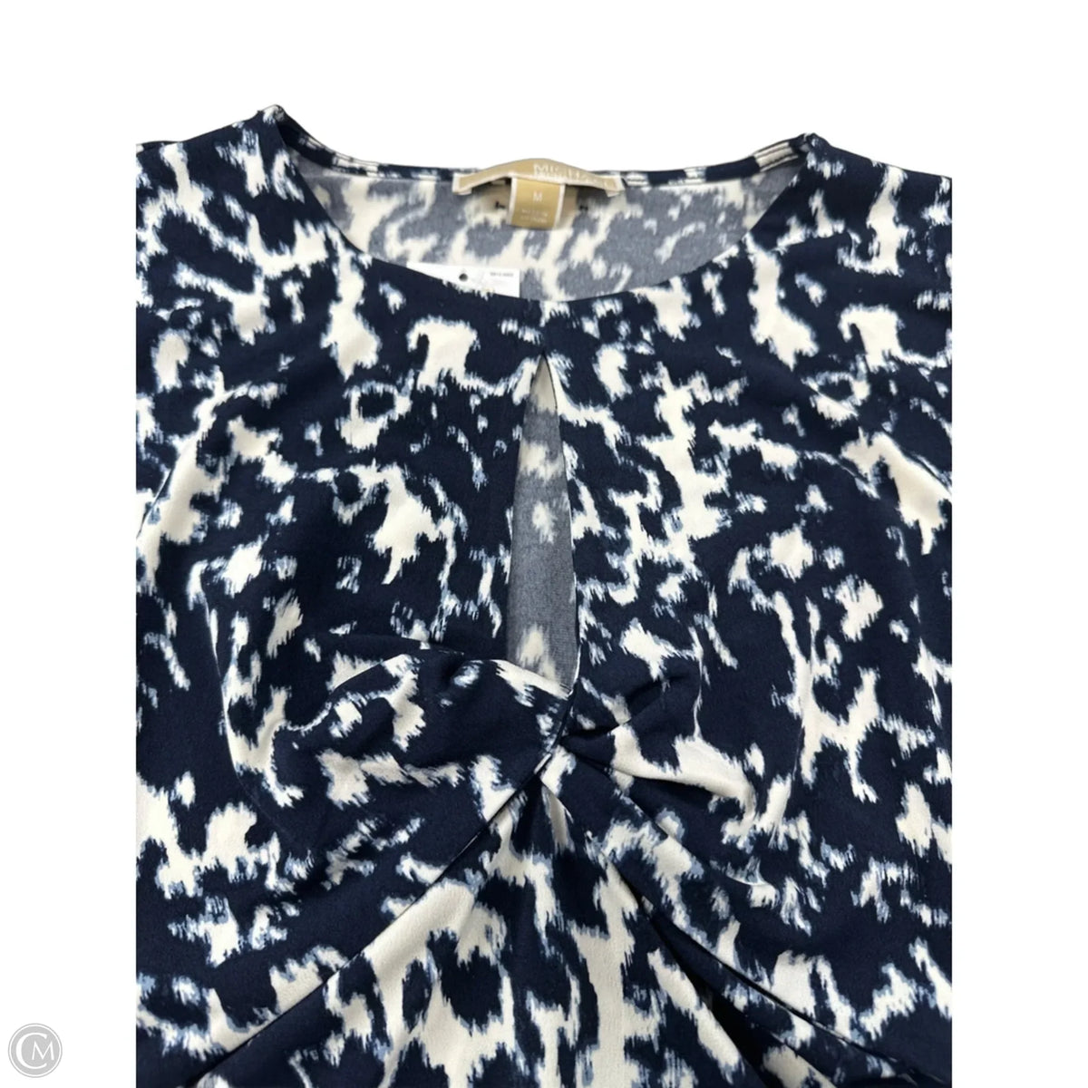 Top Long Sleeve Designer By Michael Kors In Blue, Size: M