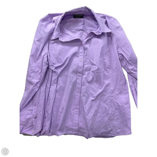 Top Long Sleeve By Lane Bryant In Purple, Size: L