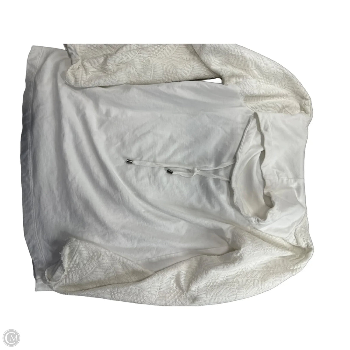 Sweatshirt Collar By Soft Surroundings In White, Size: M