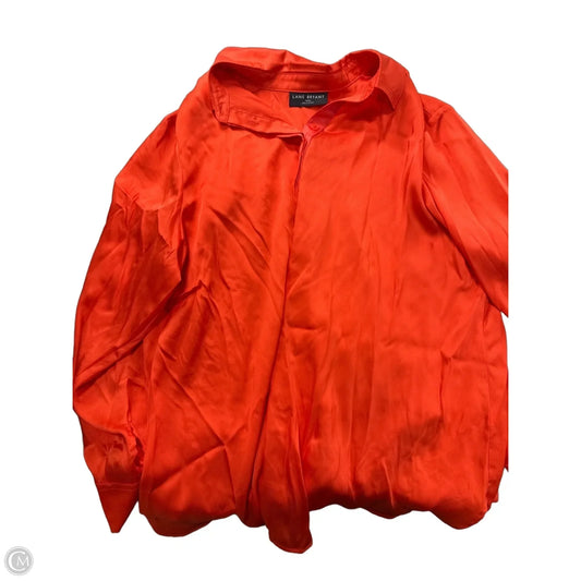 Top Long Sleeve By Lane Bryant In Orange, Size: L