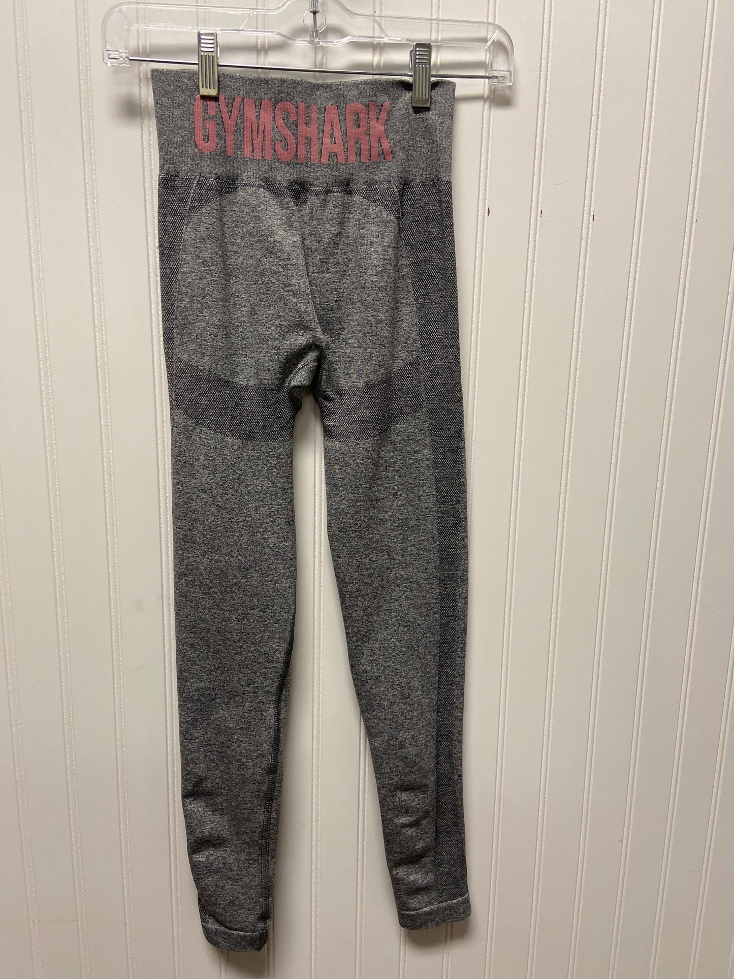 Athletic Leggings By Gym Shark In Grey, Size: Xs