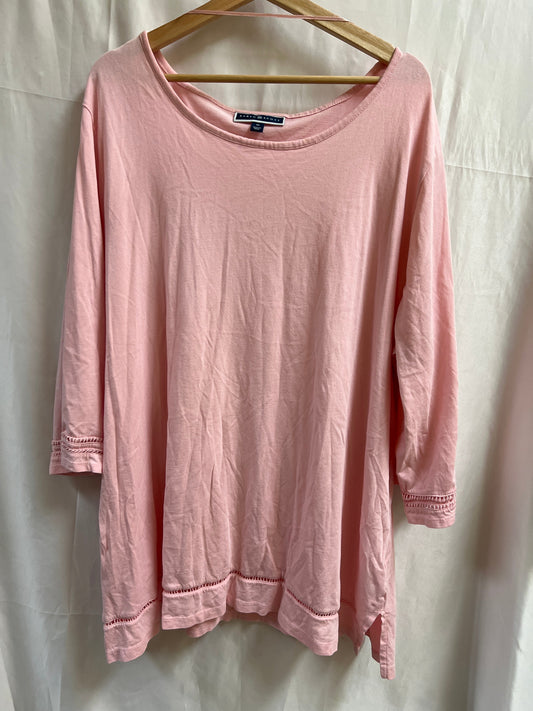 Top Long Sleeve Basic By Karen Scott  Size: 3x