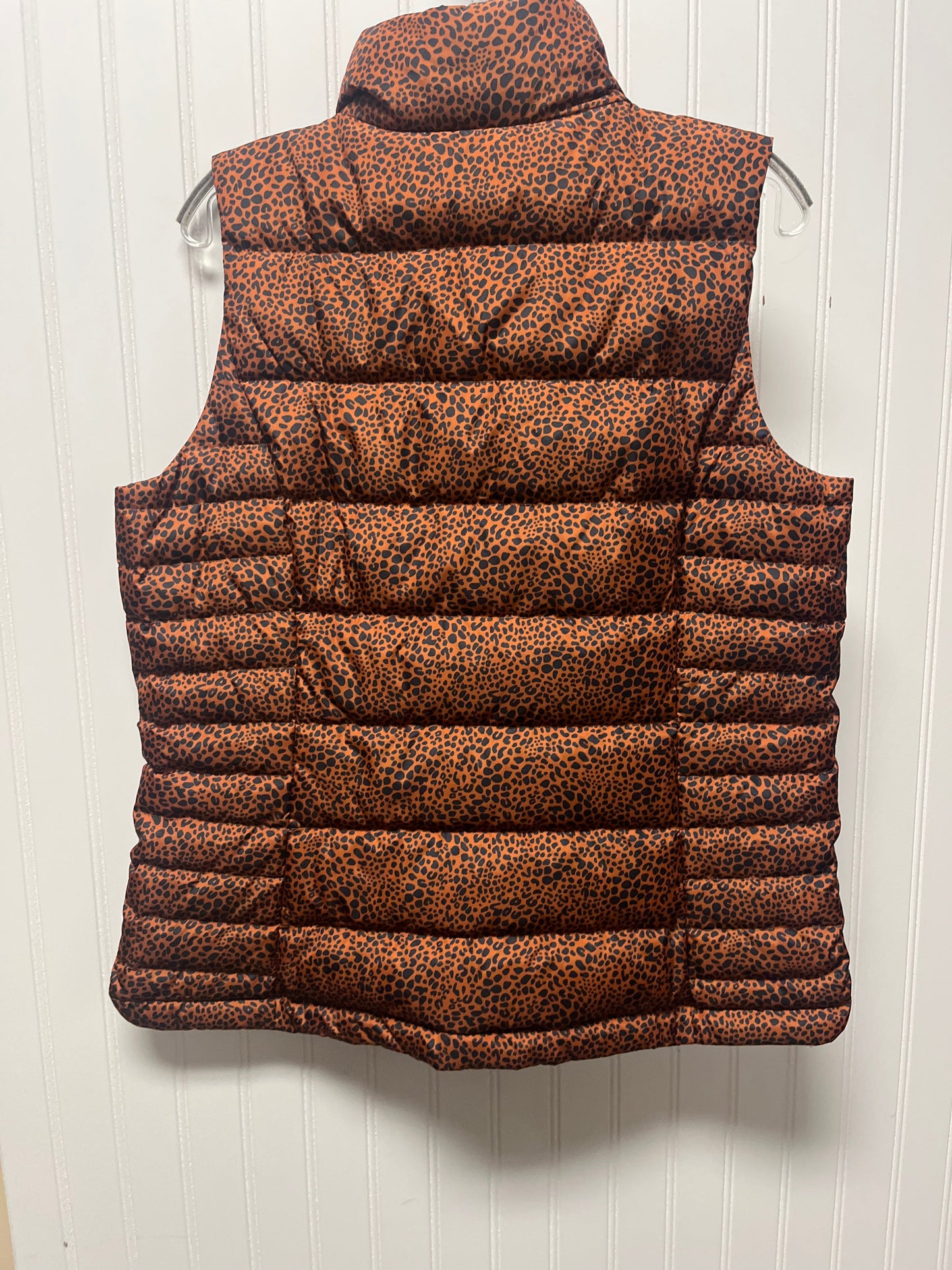 Vest Puffer & Quilted By Lands End In Animal Print, Size: M